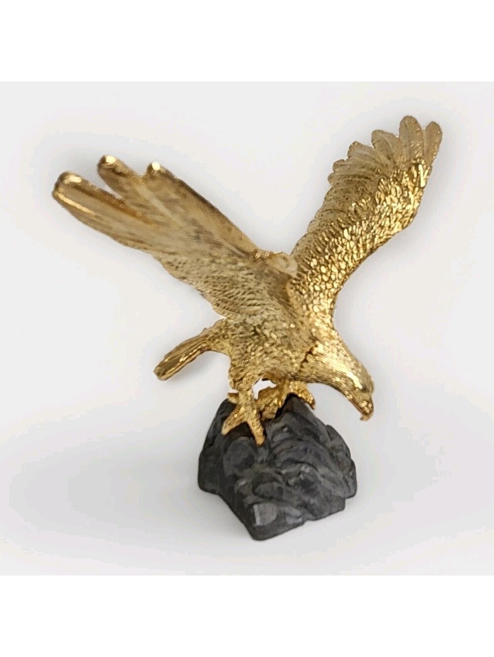 Carver E. Tripp 5" Gold Leaf Eagle Metal Statue no. 4992A